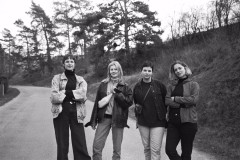 Umelkyne tvoriace Hilda kolektív (zľava): Dominika Slavická, Adina Chmelová, Patricie Weinrichová a Marie Špačková, 2022 (foto: EniSsa Skoko)
