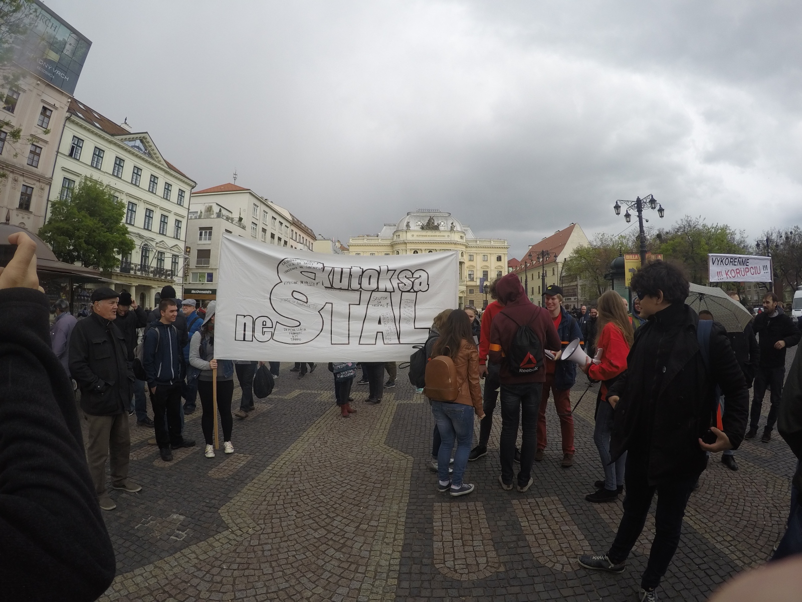 Intradermálny steh, 2017, Bratislava (foto: archív Gabriela Birošová)