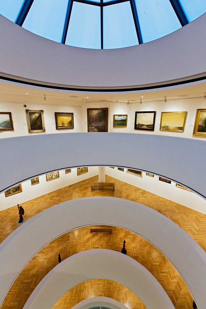 Priestory interiéru Galérie Nedbalka po rekonštrukcii a osadení umeleckých diel, 2011 (foto: Julo Nagy)