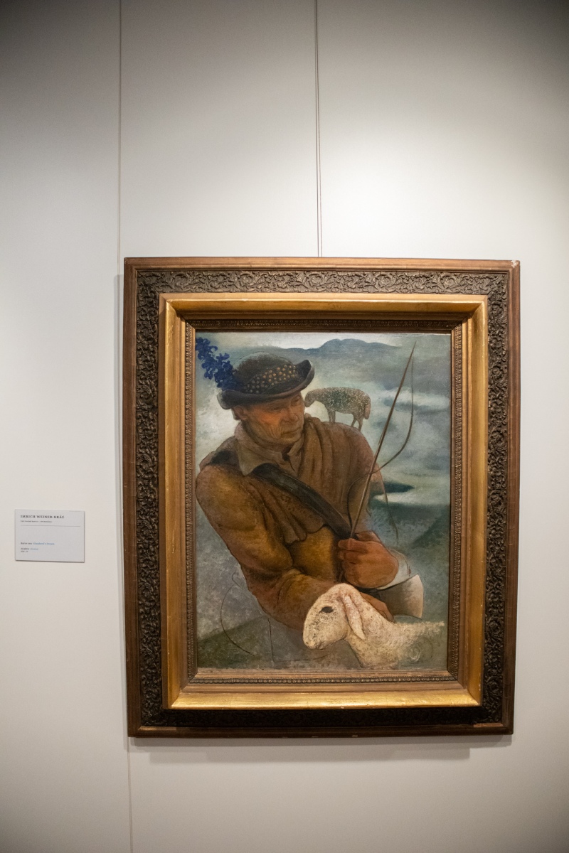 Imrich Weiner-Kráľ, Bačov sen, 1934, olej na plátne (foto: KUNSTARTUM)
