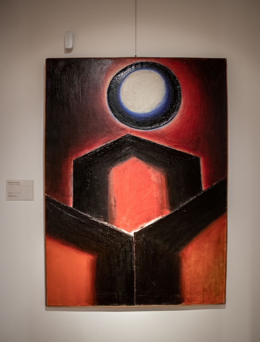 Milan Laluha, Mesačná noc, 1960, olej na plátne (foto: KUNSTARTUM)