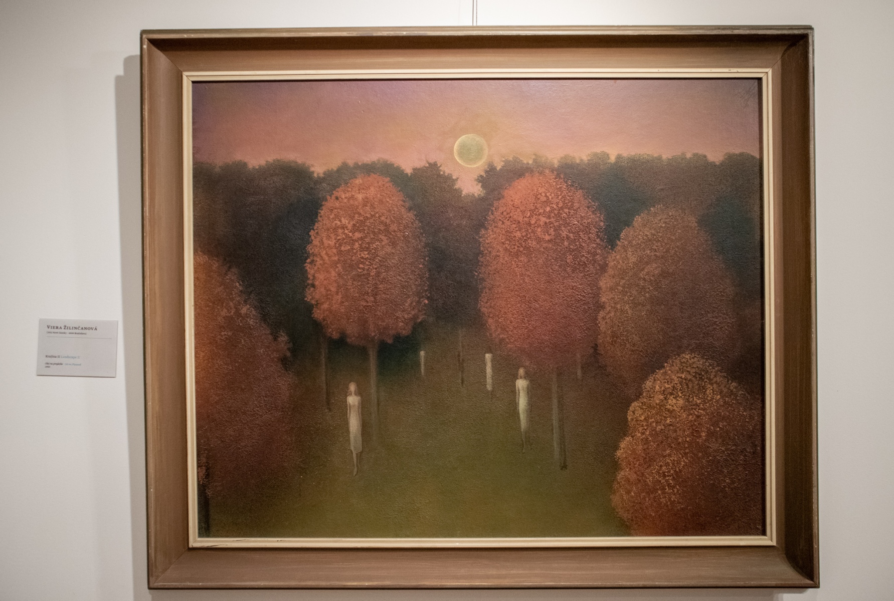 Viera Žilinčanová, Kraina II, 1990, olej na preglejke  (foto: KUNSTARTUM)