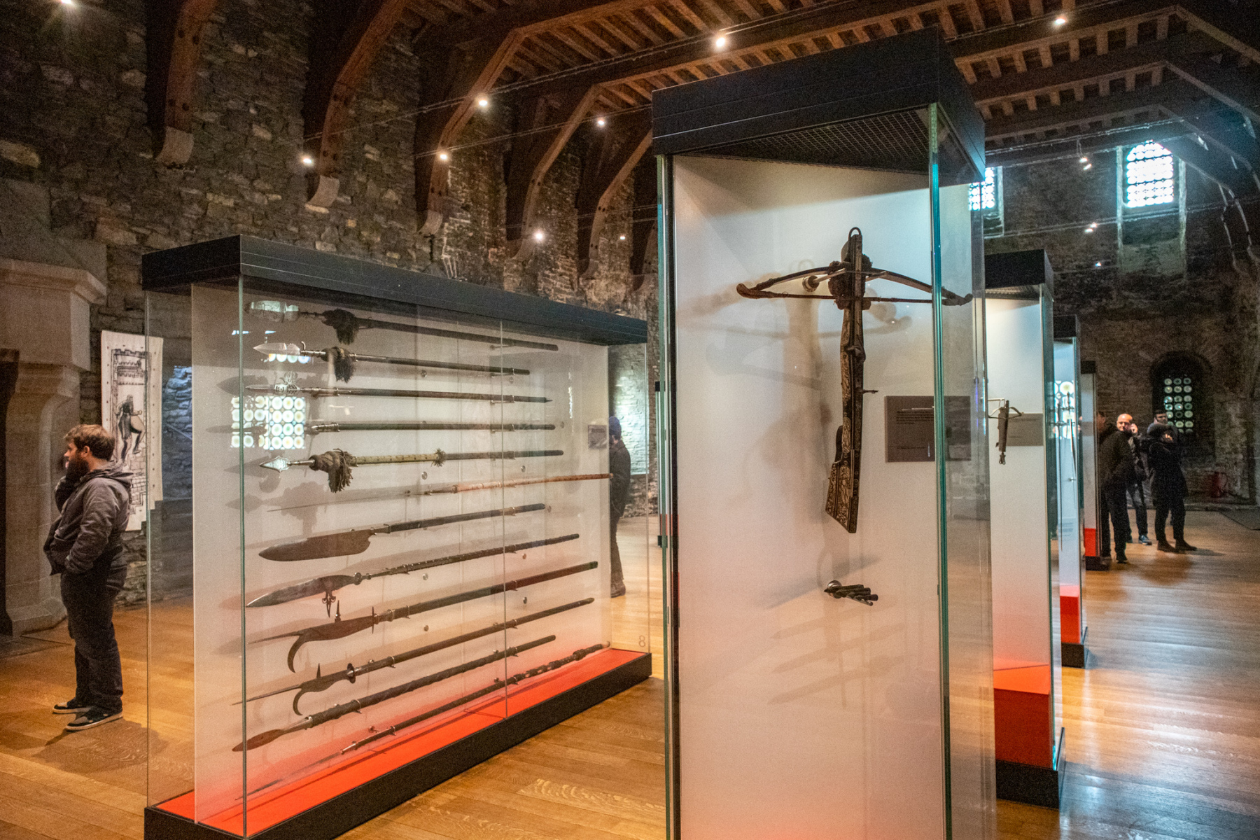 Expozícia stredovekých zbraní hradu Gravensteen. (foto: KUNSTARTUM)