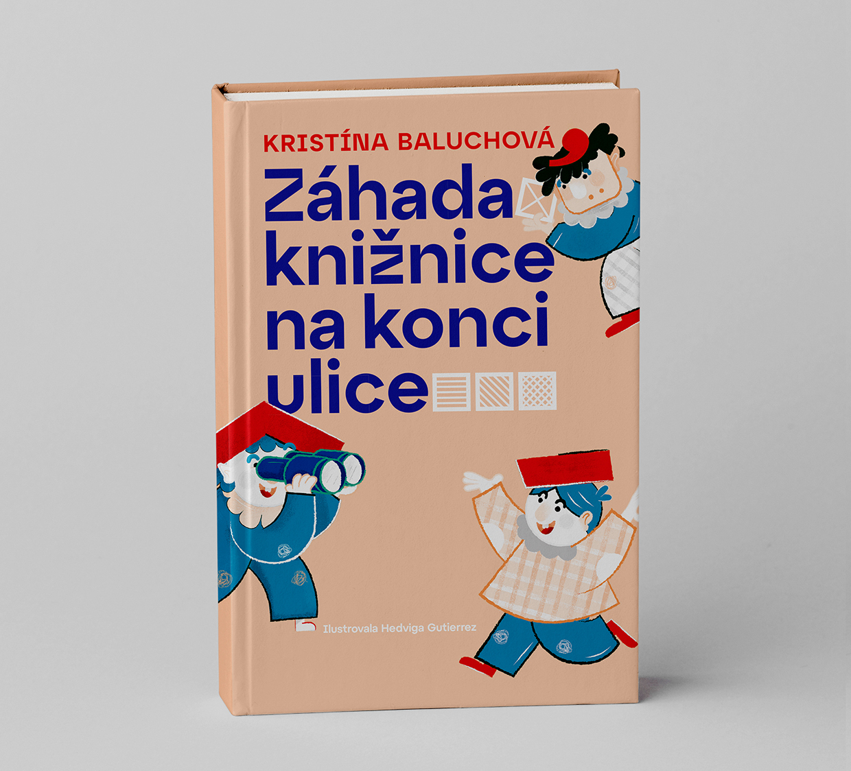 Kristína Baluchová: Záhada knižnice na konci ulice, vydavateľstvo Plutošop, 2021 – obálku, ako i celú knihu ilustrovala Hedviga M. Gutierrez. (foto: archív Hedviga M. Gutierrez)