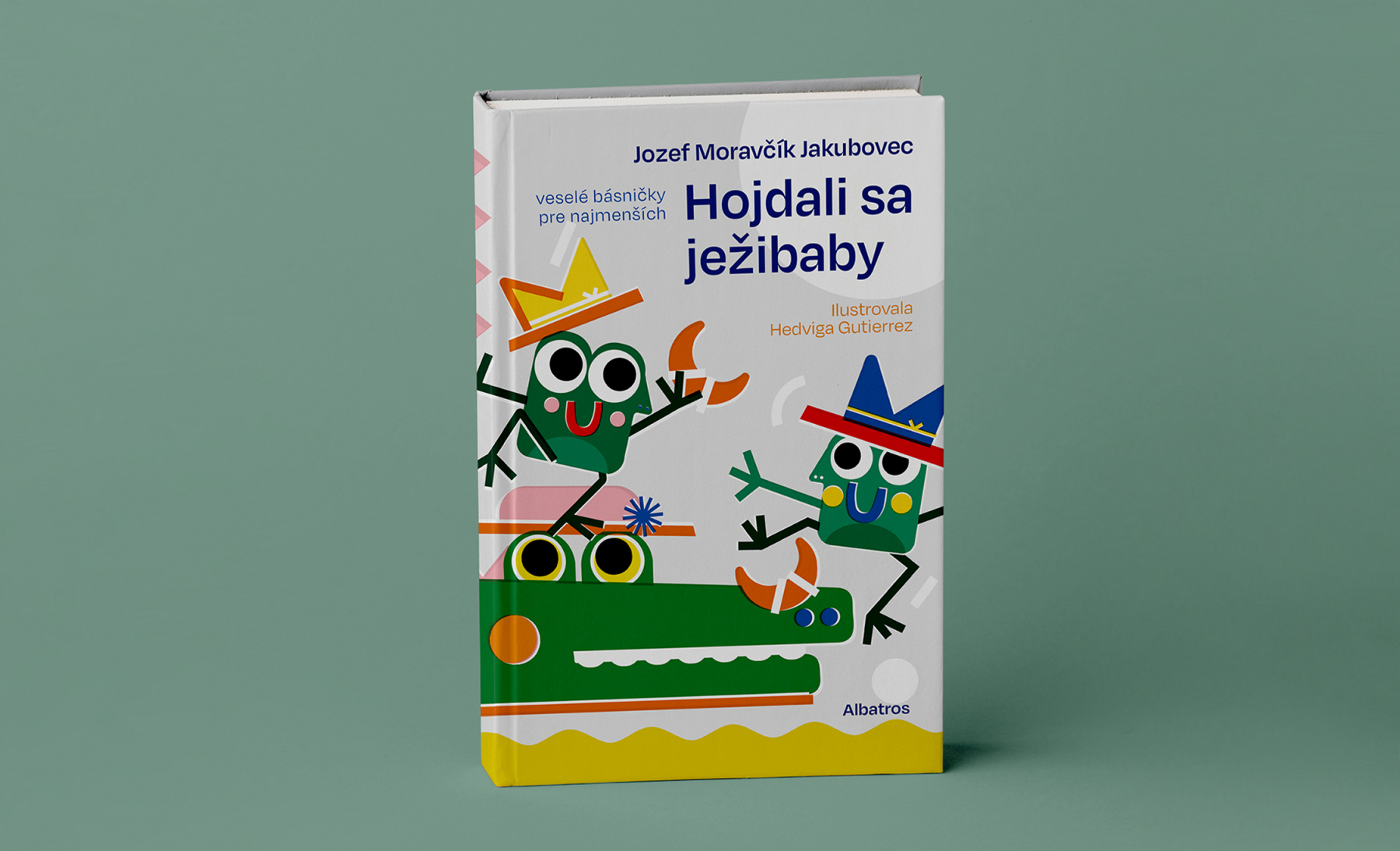 Jozef Moravčík Jakubovec: Hojdali sa Ježibaby, vydavateľstvo Albatros Media, 2021 – obálku, ako i celú knihu ilustrovala Hedviga M. Gutierrez. (foto: archív Hedviga M. Gutierrez)