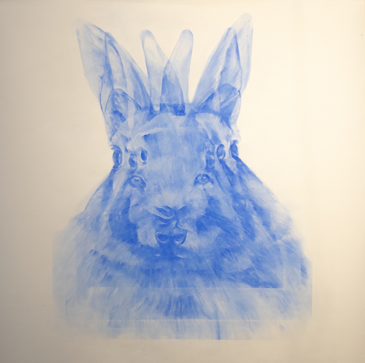 Pavol Truben, Skupinový portrét III, 2020, suchý pastel na papieri (foto: KUNSTARTUM)