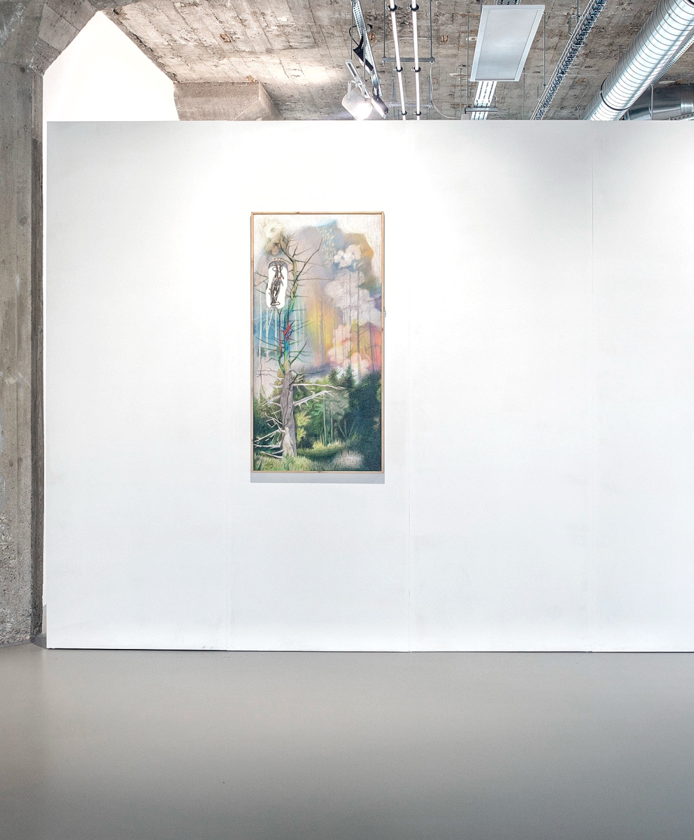 Z výstavy Martin Nytra a Iva Davidová: Killing the Flowers Won´t Delay Spring, 2026, Pragovka Gallery, Praha (foto: Marcel Rozhoň)