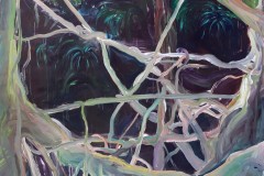 Shilliang Jaishar Rootbridge, 2019, akryl na plátne, 95x140 cm (foto: archív Jana Bednárová)
