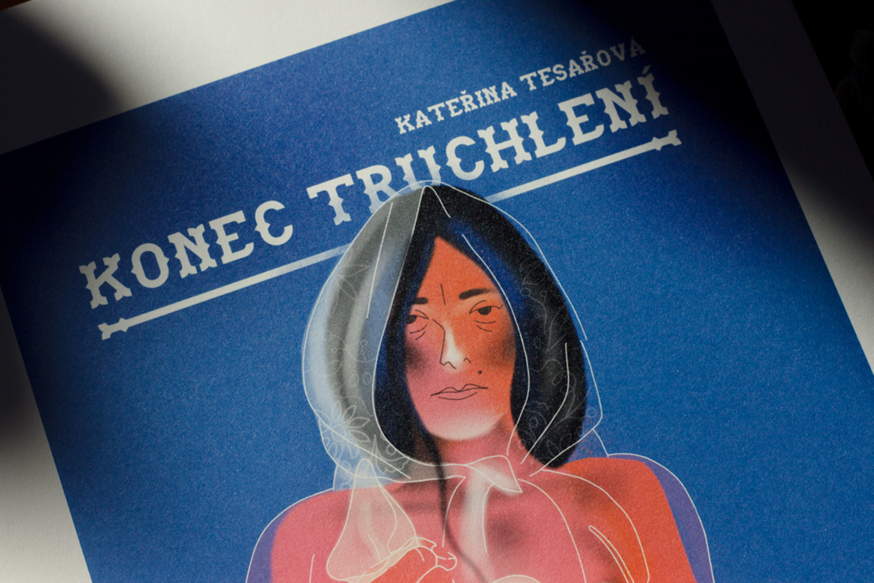 Komiks Konec truchlení od Kateřiny Morgenstein pre antológiu krátkych hororových komiksov Zloba, 2021, digitálna ilustrácia (foto: archív Kateřina Morgenstein)