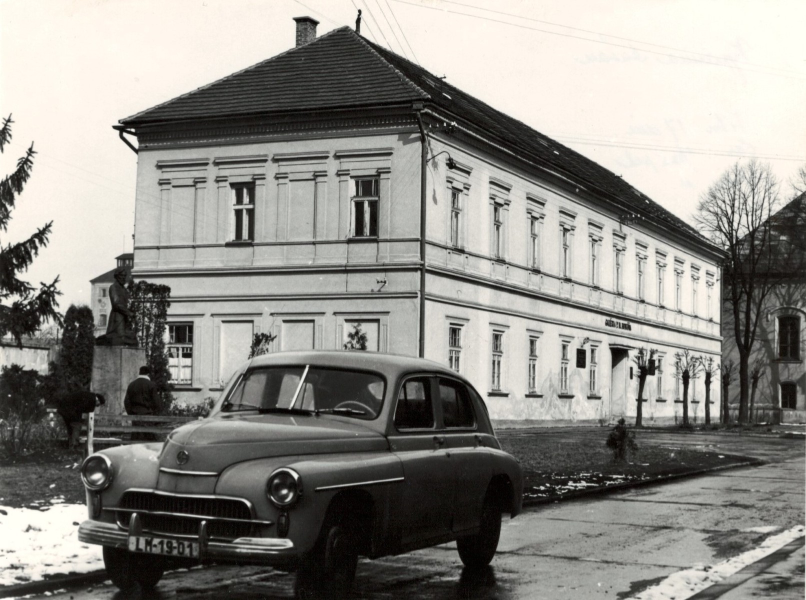 Obrazáreň Petra Michala Bohúňa v Liptovskom Mikuláši, okolo r. 1963 (foto: archív LGPMB)