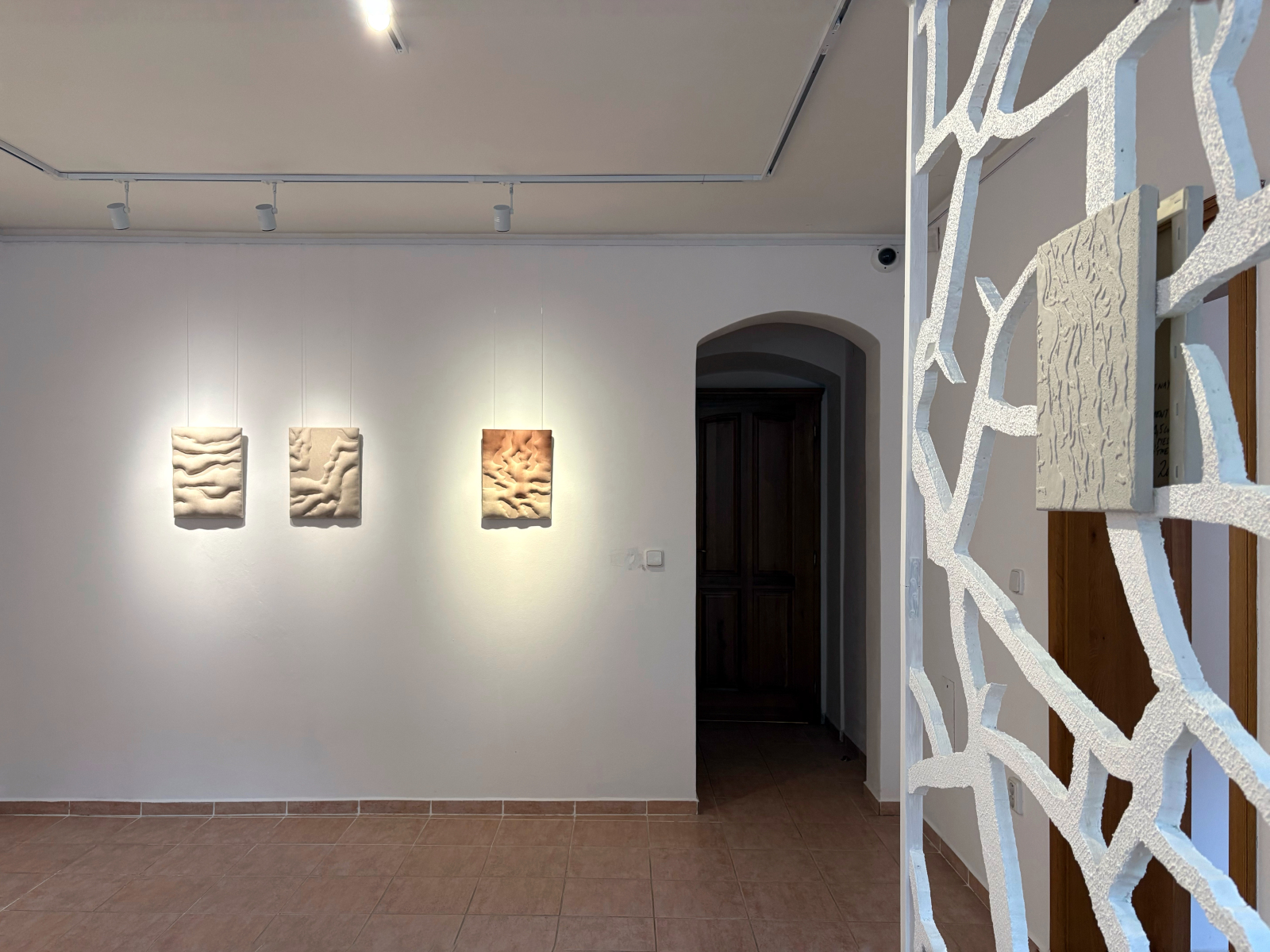 Z výstavy Lucia Žitnayová: Nánosy pamäti, 2026, Galéria Jula Bindera, Banská Štiavnica (foto: Lucia Žitnayová)