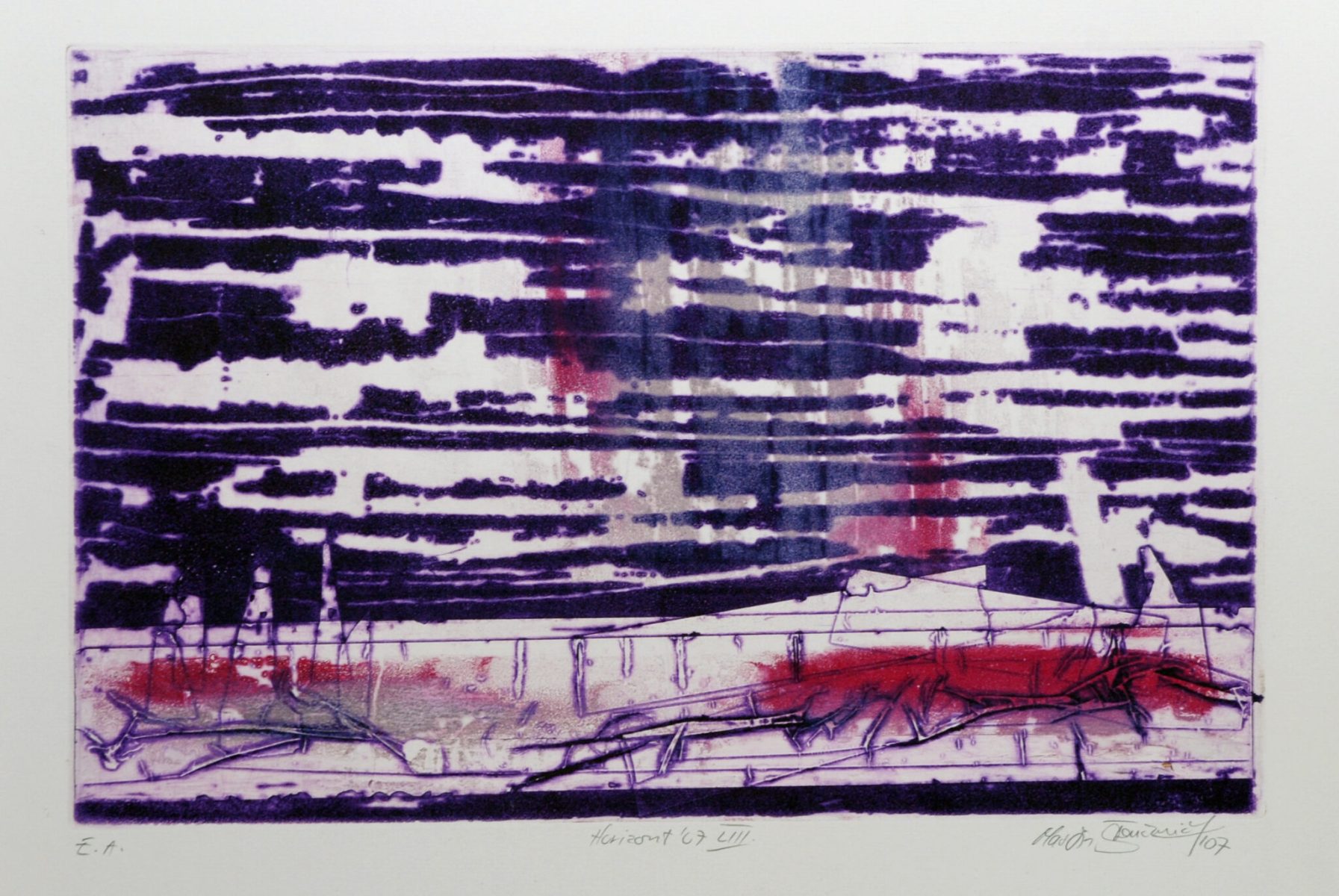 Z cyklu Horizont, 2007, tlač z výšky, 26x20 cm (foto: Peter Čintalan)