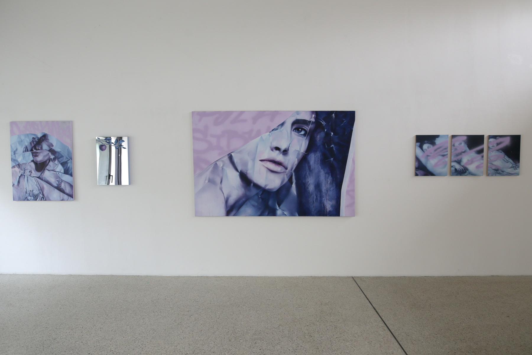 Z výstavy Reinterpretácie, 2021, Flatgallery Piešťany (foto: archív Martina Rötlingová)