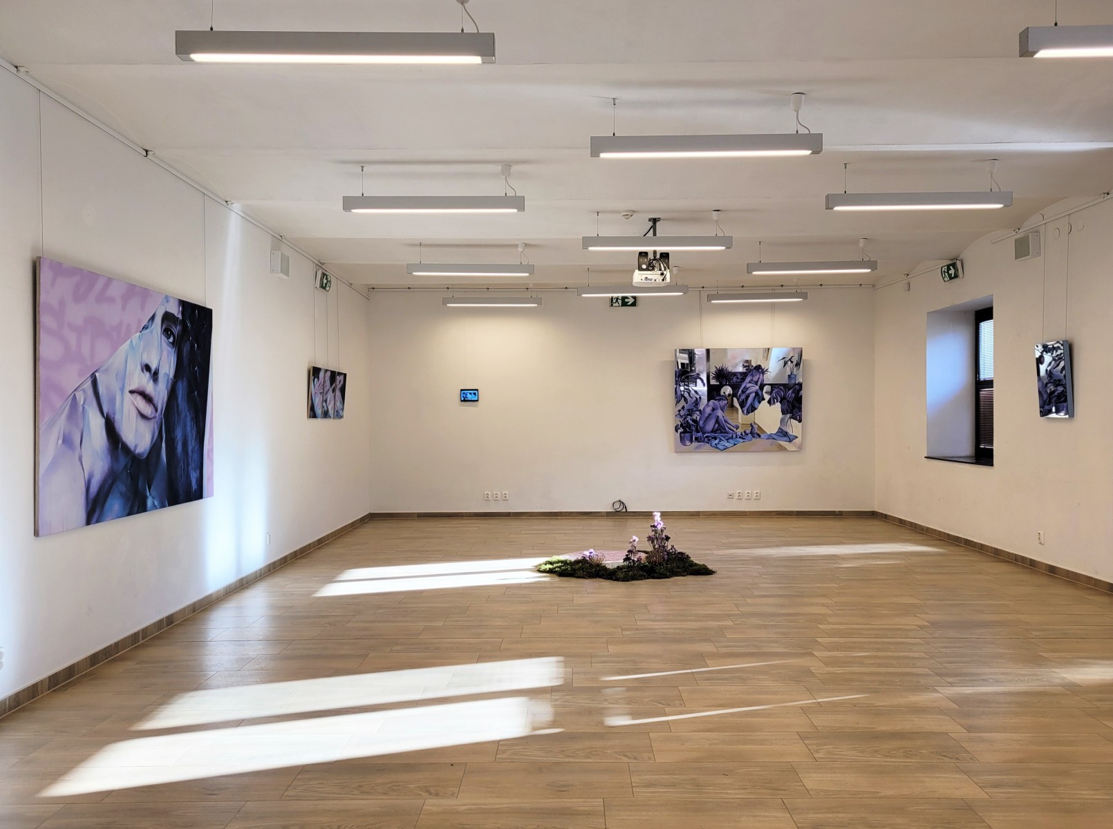 Z výstavy Mirroring, 2022, Koniareň gallery, Trebišov (foto: archív Martina Rötlingová)