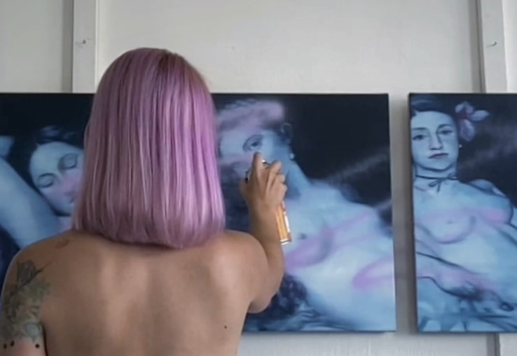 Záber z videa Sisterhood, 1', 2021  (foto: archív Martina Rötlingová)