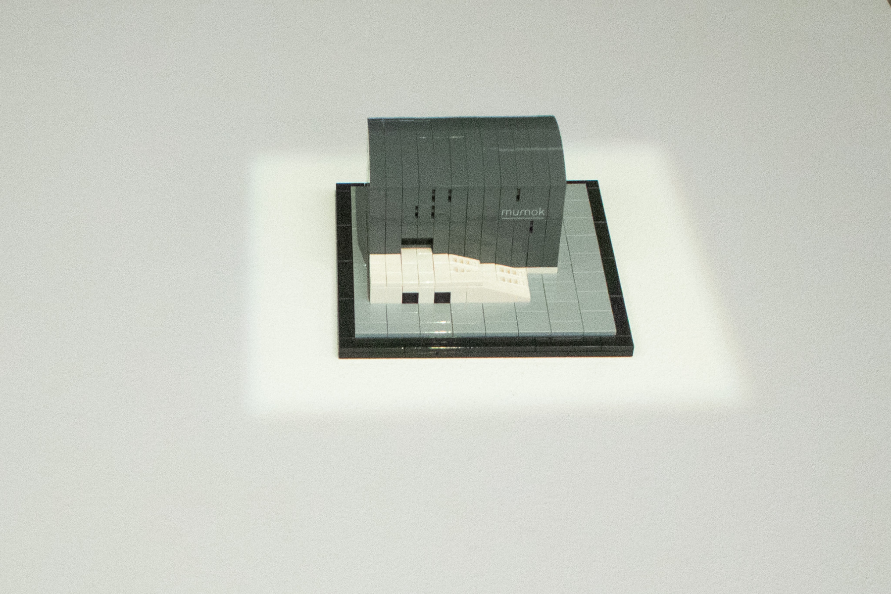 Lego model MUMOKu,. (foto: KUNSTARTUM)