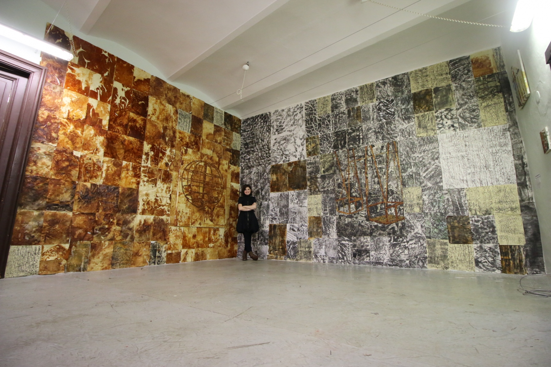 Natália Šimonová a jej MULTIPLIKÁCIA, 2019, inštalácia 8,9 x 3,4 m (foto: archív Natália Šimonová)