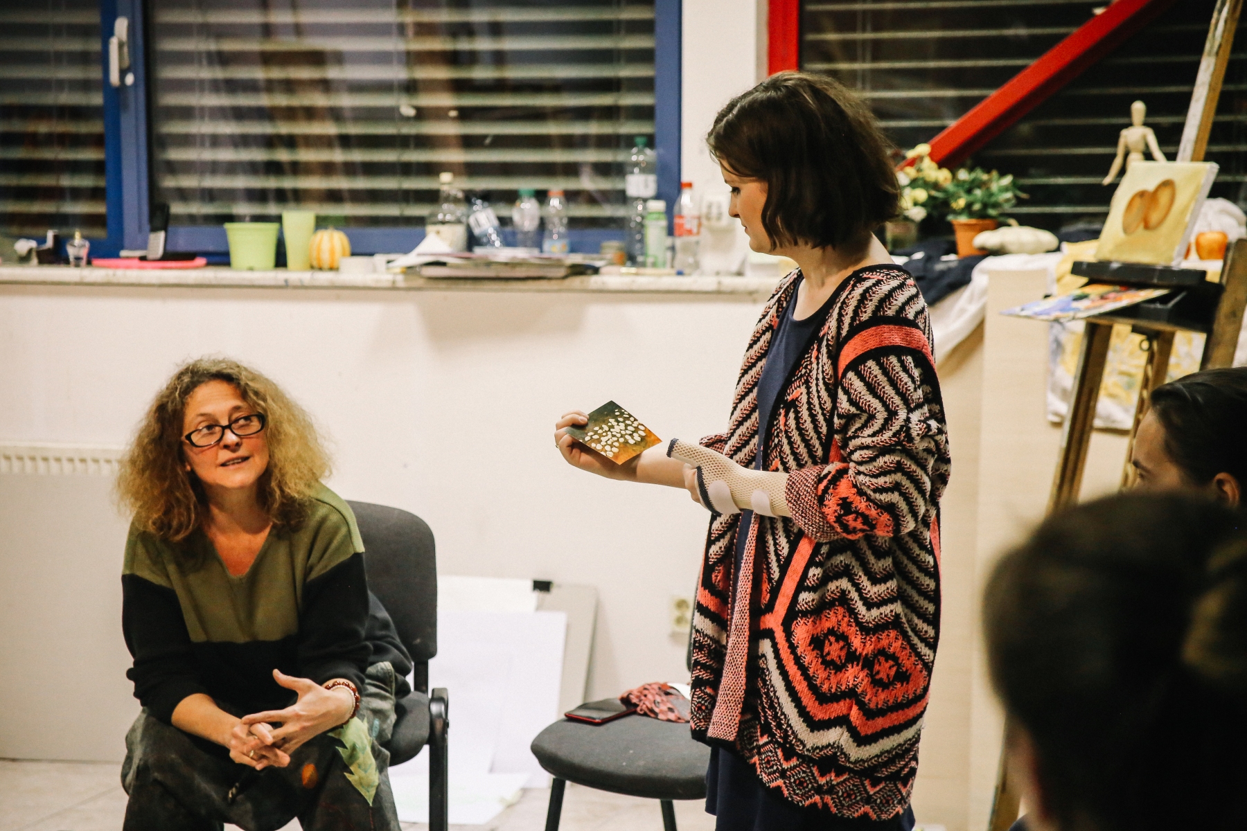 Diskusný formát Rozhovory so sochárkou Evou Masarykovou (foto: Andrea Laková)