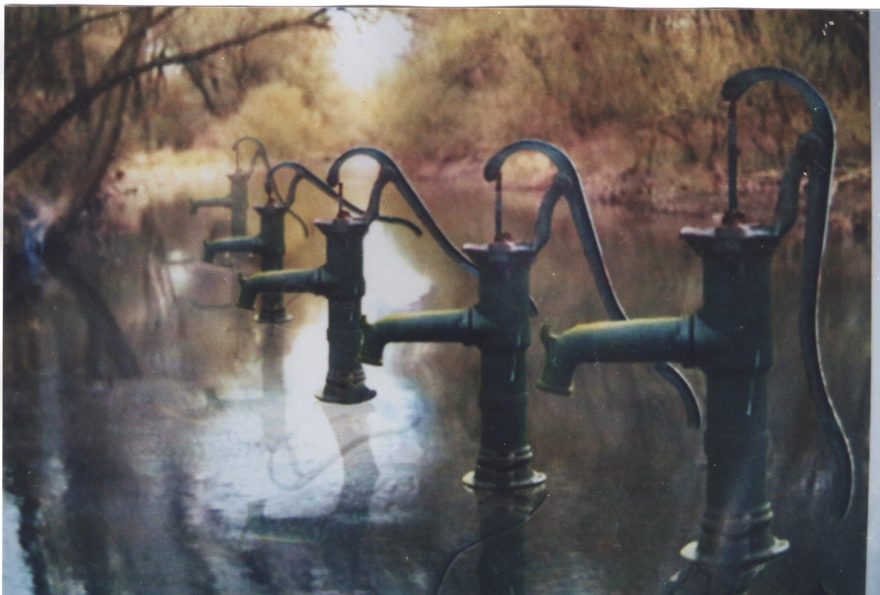 Voda, 2001, fotomontáž, semestrálna práca (foto: archív Peter Králik)