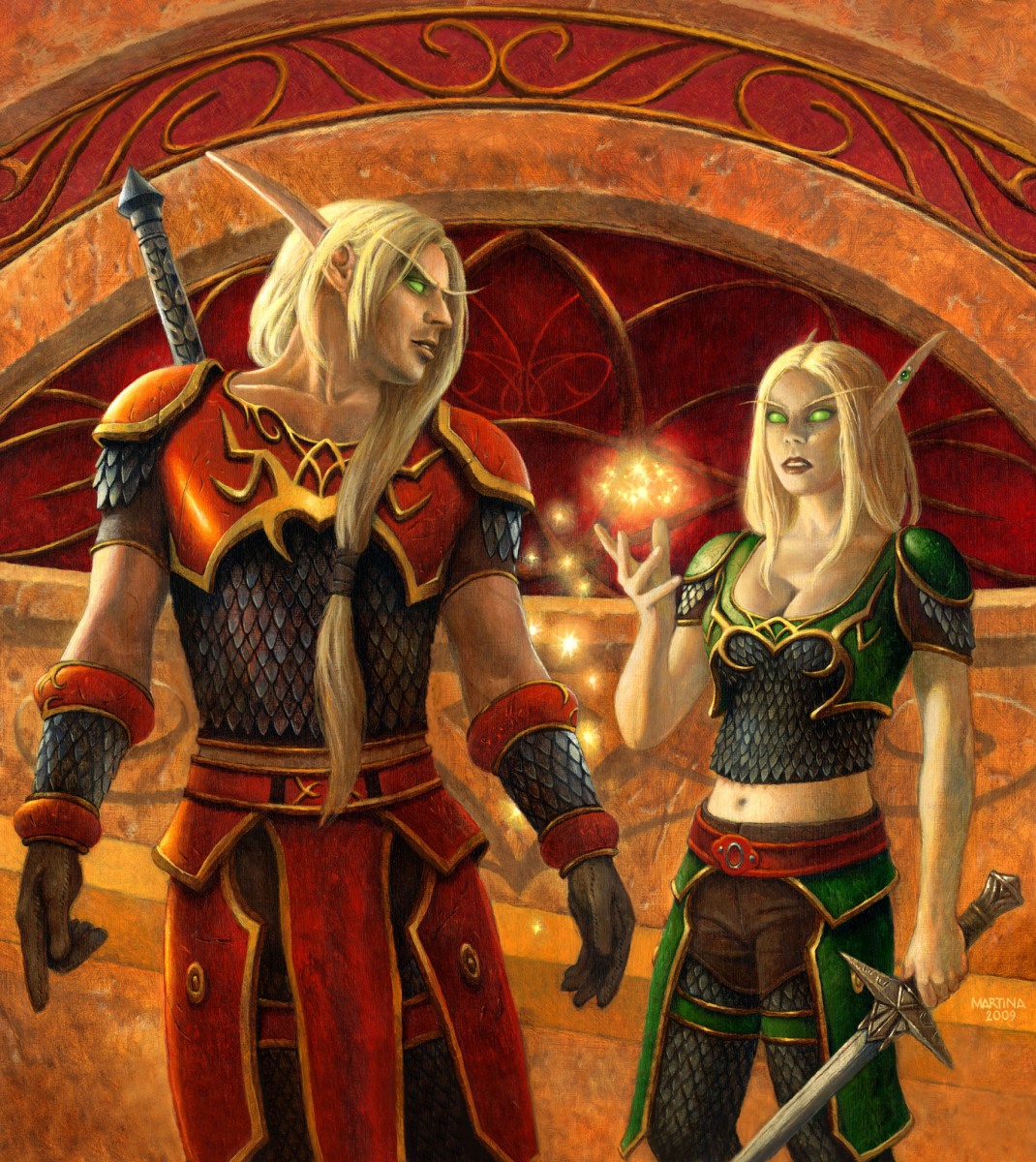 WOW Pally Trainig, k hre World of Warcraft, akryl (foto: © Blizzard Entertainment)