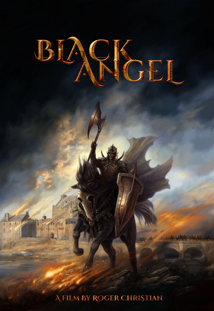 Black Angel, plagát k filmu, digitálna maľba (foto: archív Martina Pilcerová )