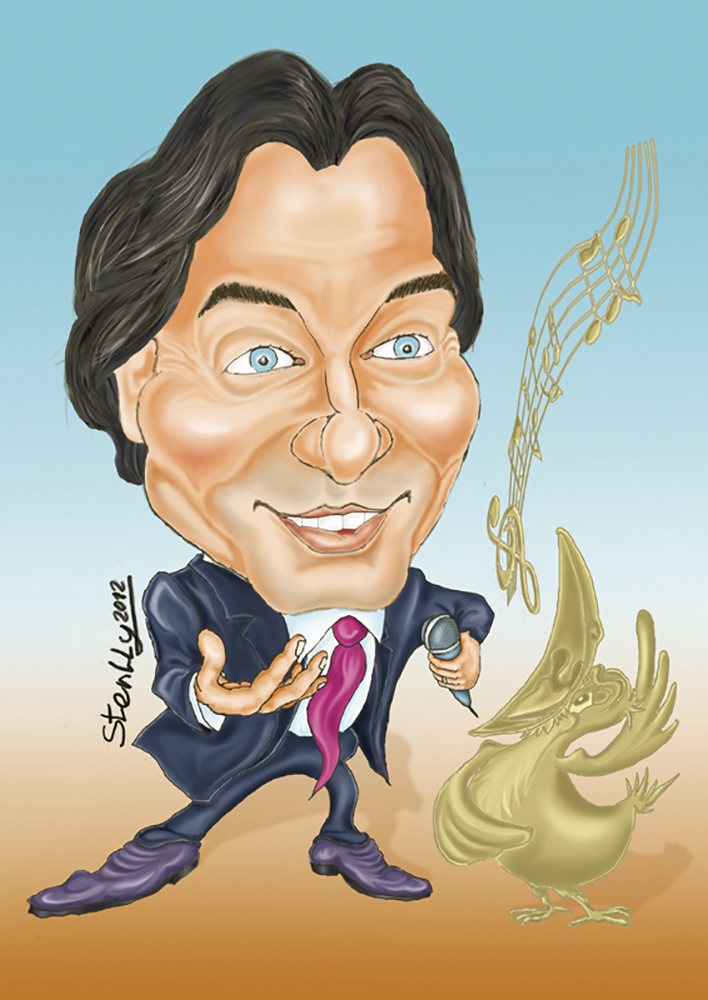 Karel Gott, 2012, digitálna kresba (foto: archív Stanislav Remeselník)