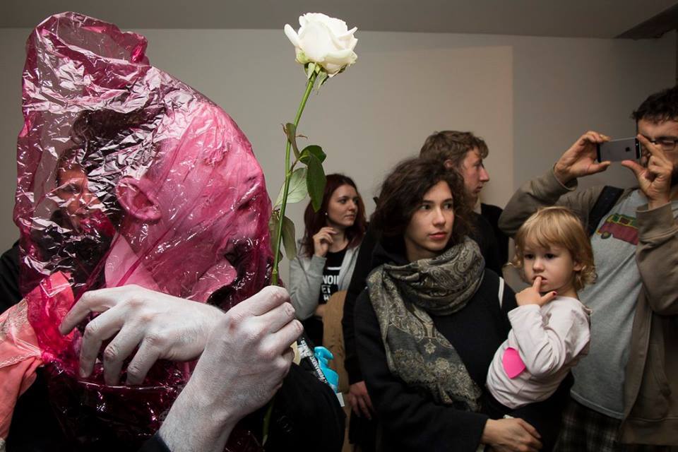 Animateria, 2017, performance, Galéria ABC, Bratislava (foto: Andrej Trebatický)
