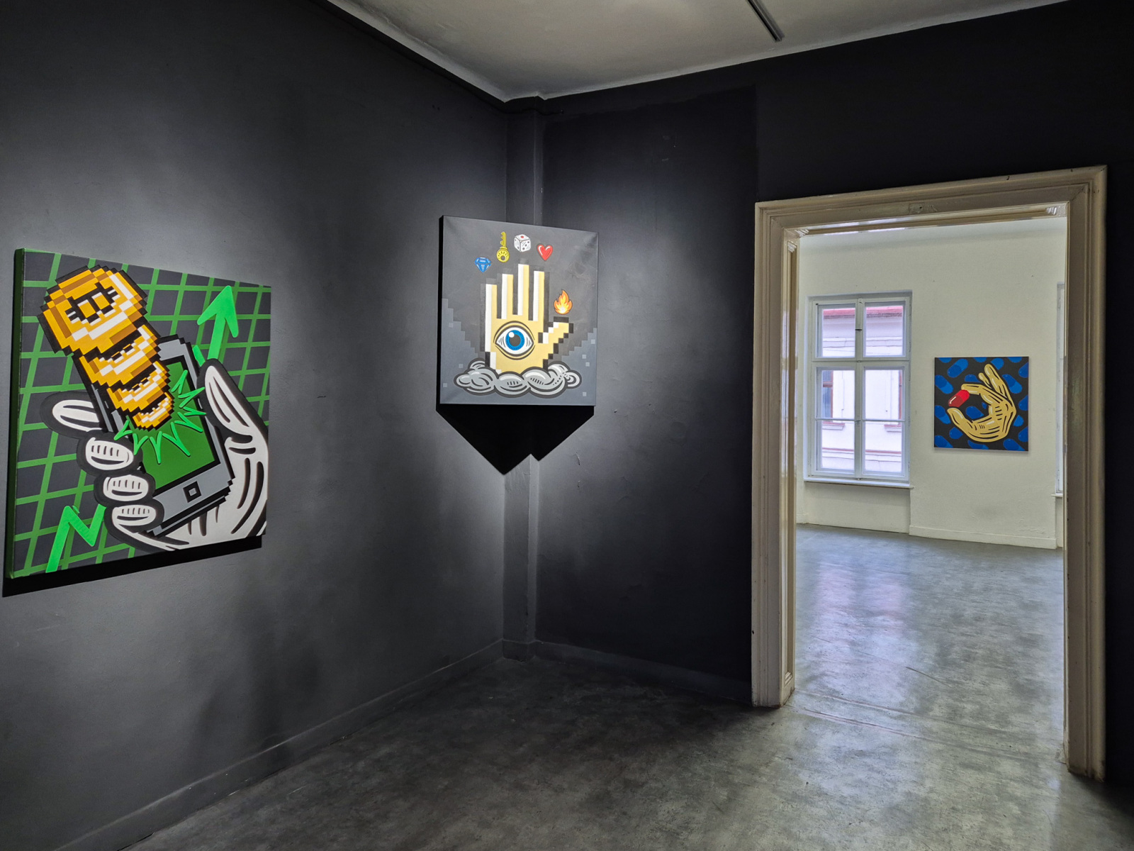 Z výstavy Matúš Maťátko a Filip Sabol: Cuprum Civitas, Rozkvet gallery, Banská Bystrica  (foto: KUNSTARTUM)