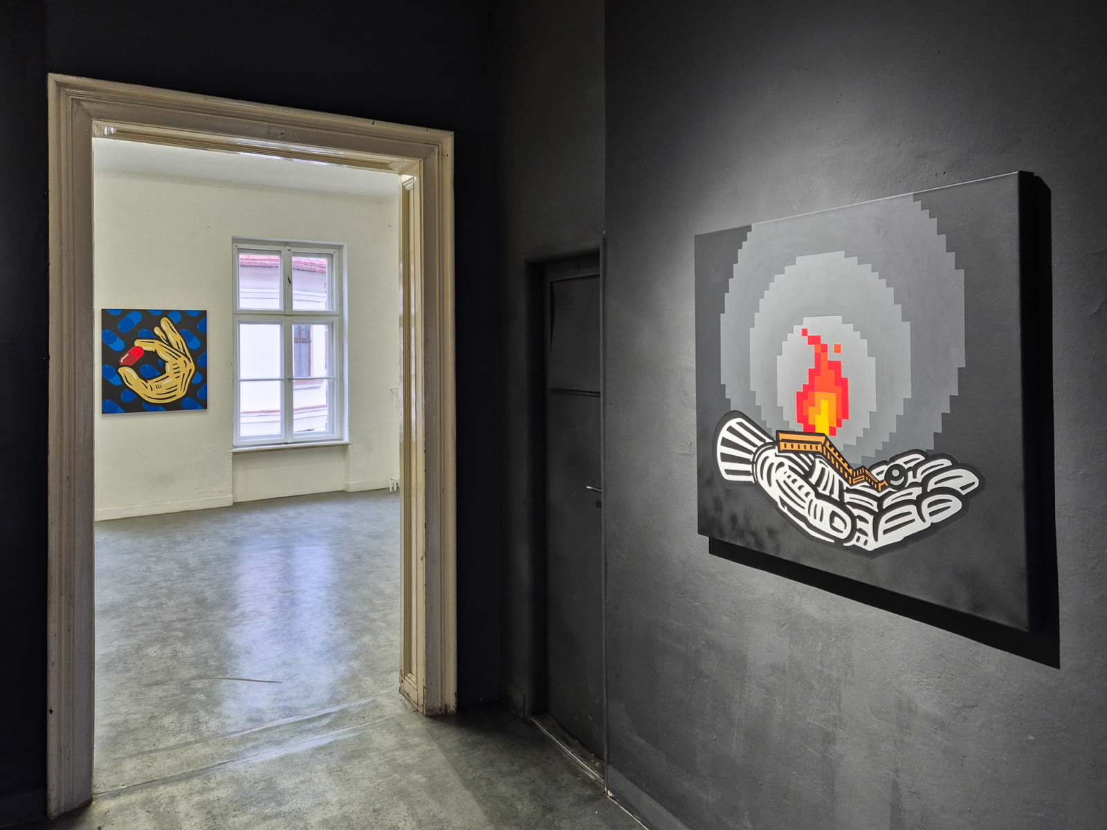 Z výstavy Matúš Maťátko a Filip Sabol: Cuprum Civitas, Rozkvet gallery, Banská Bystrica  (foto: KUNSTARTUM)