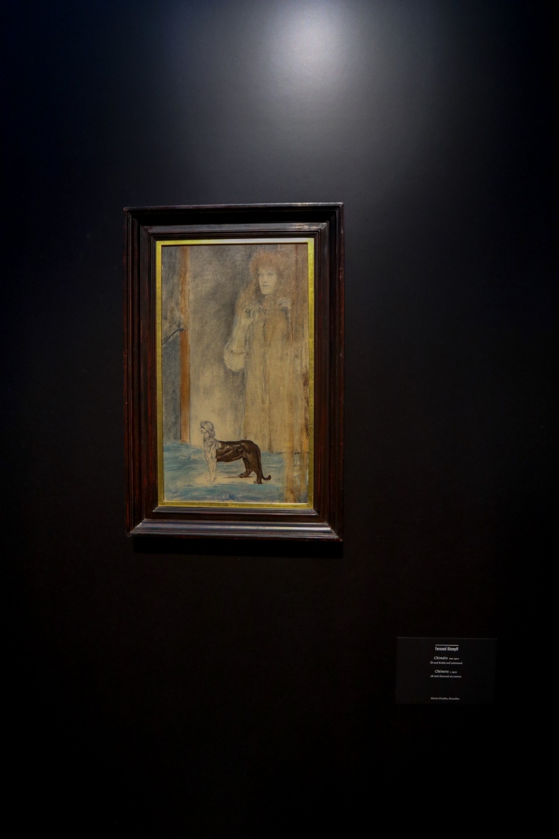Fernand Khnopff, Chiméra, okolo 1910 Múzeum Ixelles, Brusel, Belgicko (foto: KUNSTARTUM)