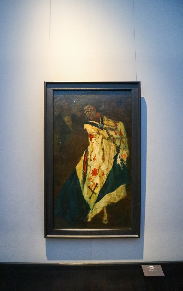 Félicien Rops, Smrť na bále, okolo 1865/75, Kröller – Müller múzeum, Otterlo, Holandsko (foto: KUNSTARTUM)