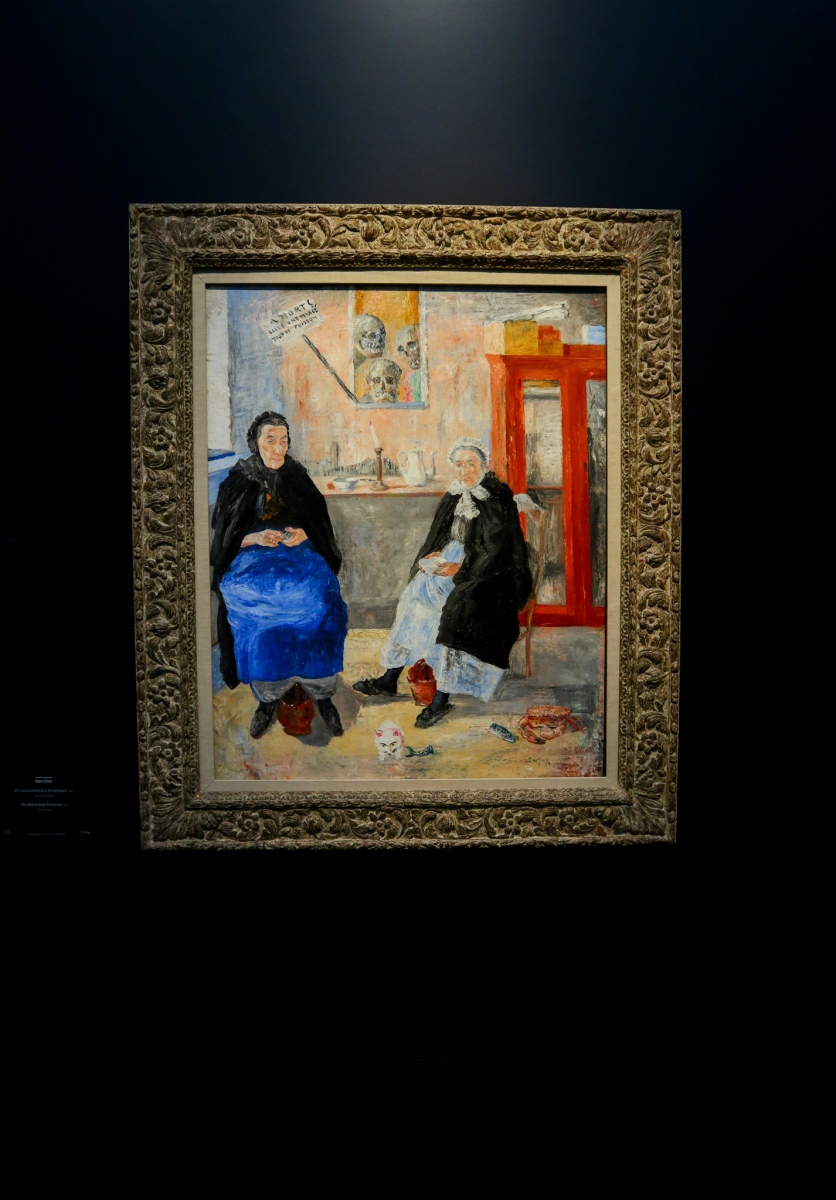 James Ensor, Melancholické rybie ženy, 1892, Súkromná zbierka, Courtesy Sotheby´s (foto: KUNSTARTUM)