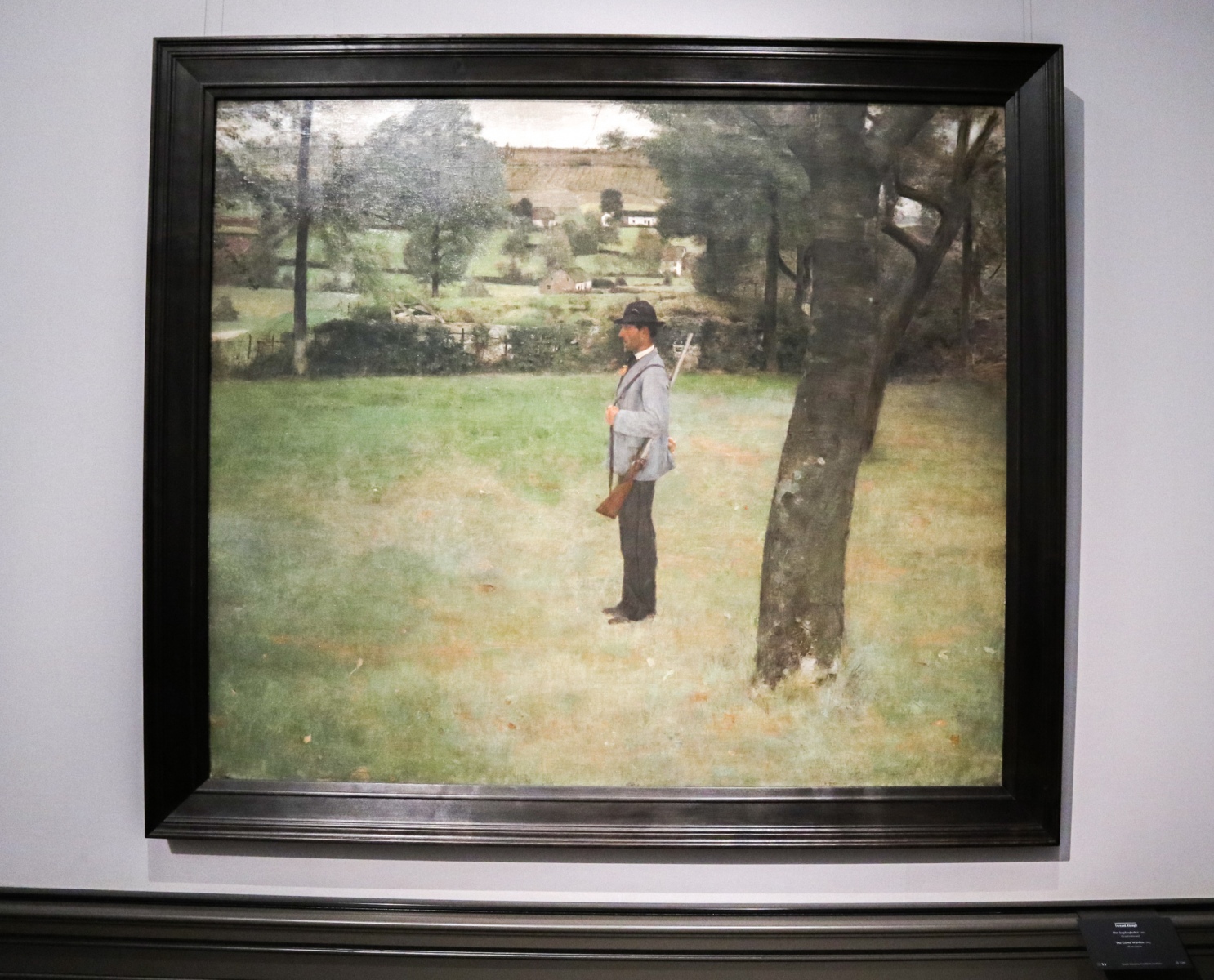 Fernand Khnopff, Poľovník - pozorovateľ, 1883, Städelovo Múzeum, Frankfurt am Main, Nemecko (foto: KUNSTARTUM)