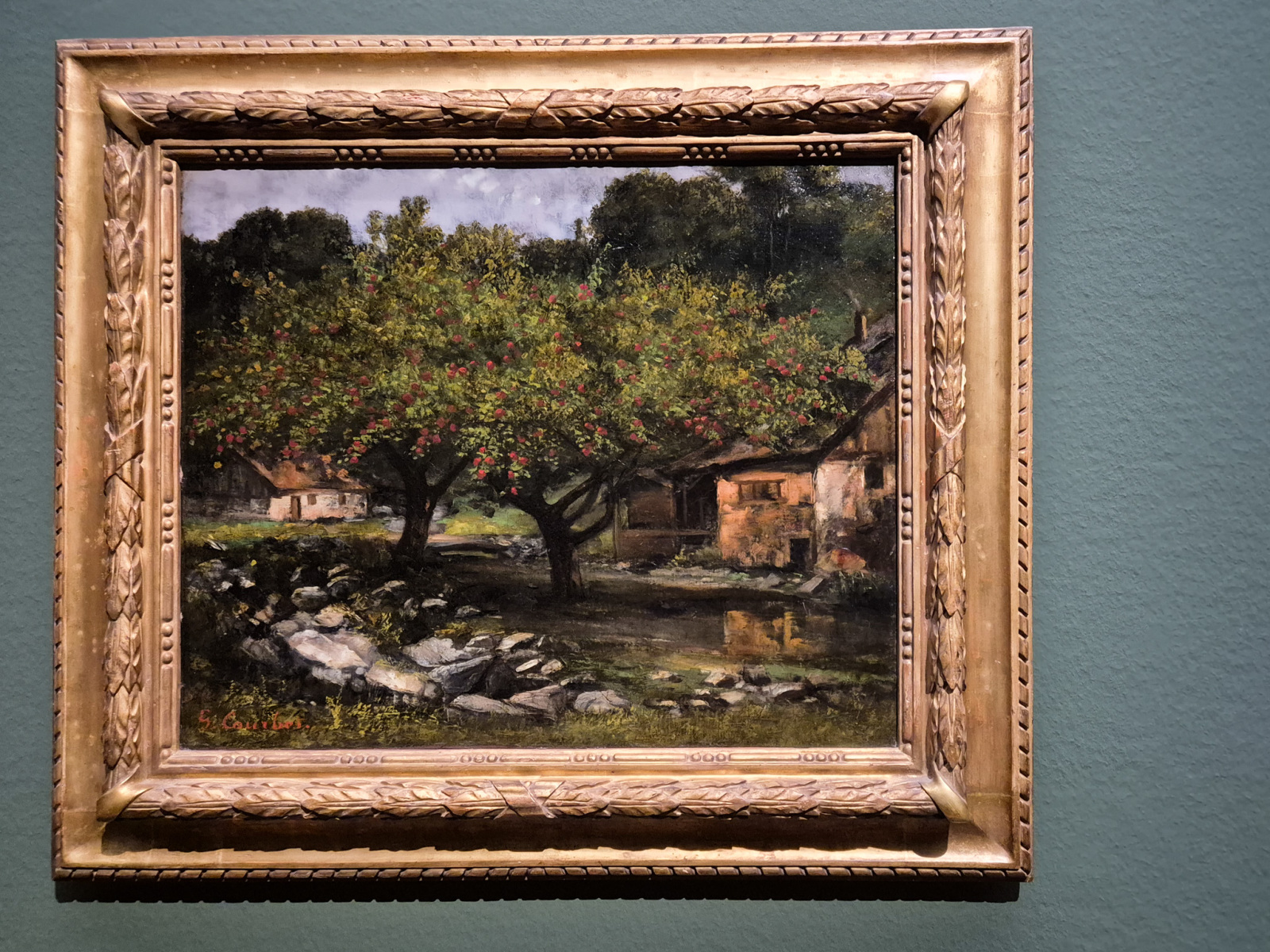 Gustave Courbet: Dve jablone, okolo 1865, olej na plátne (foto: KUNSTARTUM)