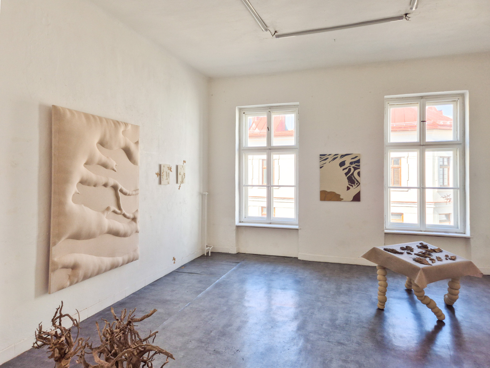Z výstavy Lucia Žitnayová: Archív dna, 2026, Rozkvet gallery, Banská Bystrica (foto: KUNSTARTUM)