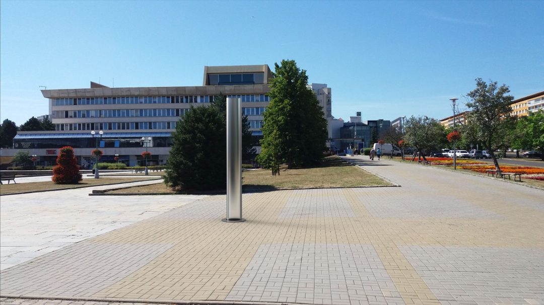 Zuzana Bartošová: Návrh památníku hornických tradic, 2020, vizualizácia, súťaž na vytvorenie pamätníku, Most (foto: archív Zuzana Bartošová)