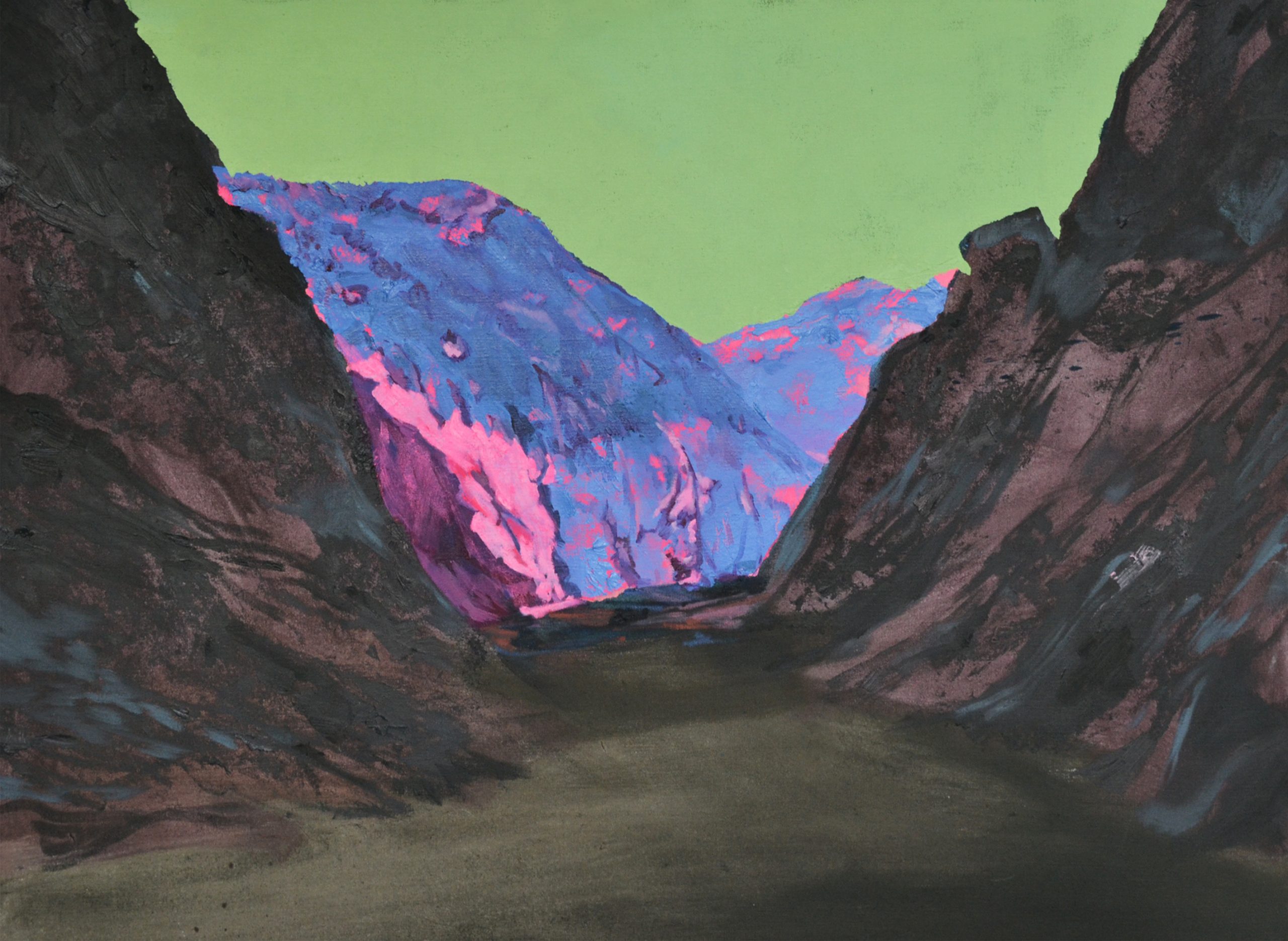 Daeth Valley maľba Moniky Orémusovej