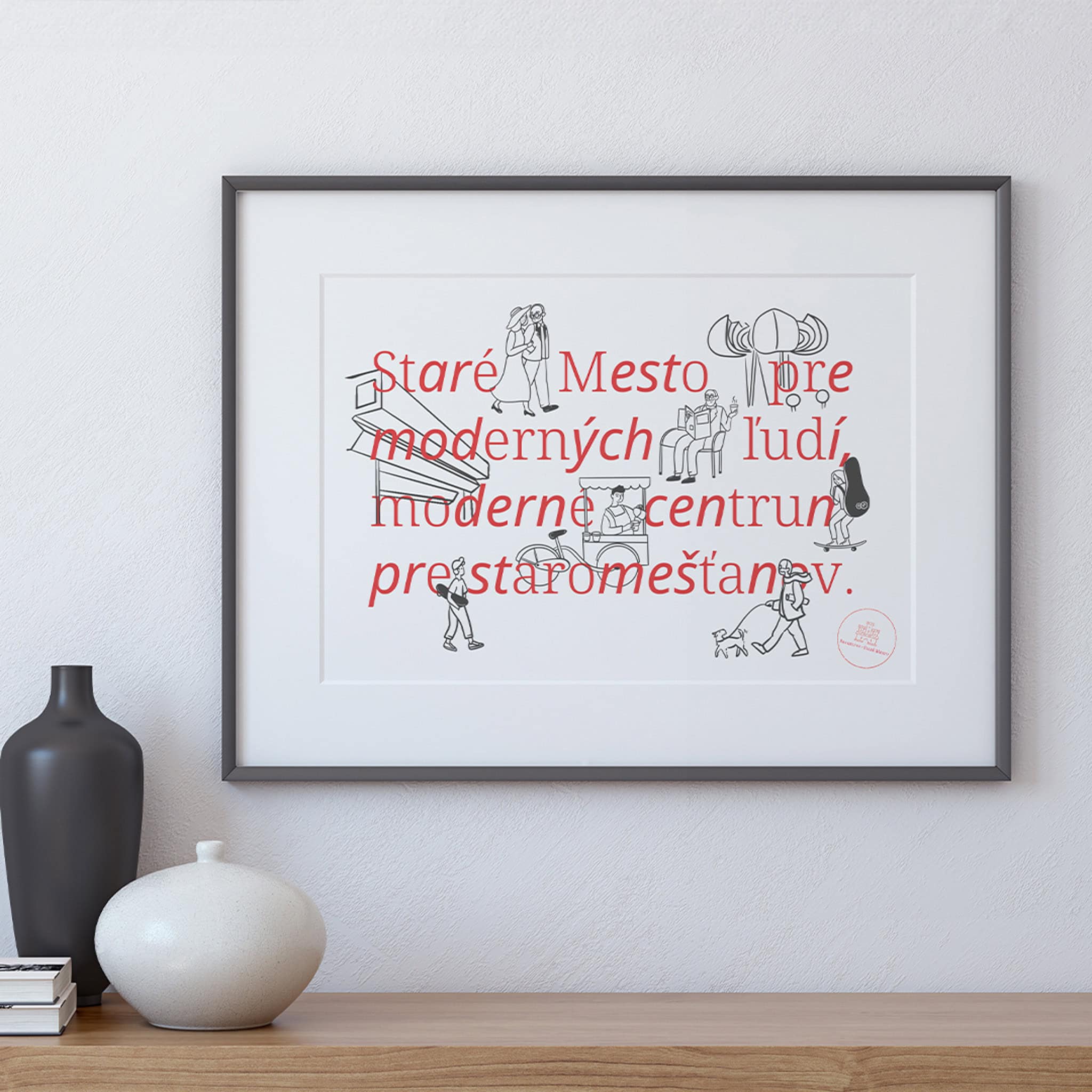 Grafika Staré mesto - Bratislava